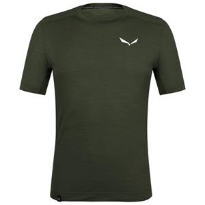 Salewa  Agner Alpine Merino T-Shirt - Merinoshirt, olijfgroen