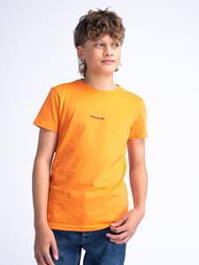 Petrol Industries - Jongens Logo T-shirt Tropicrush - Oranje