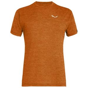 Salewa Kurzarmshirt PUEZ MELANGE DRY M S/S TEE burnt orange melange