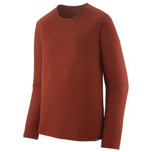 Patagonia Cap Cool Trail Graphic Shirt Heren Forge Mark Crest: Mangrove Red L