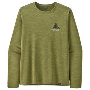 Patagonia Men's Capilene Cool Daily Graphic Shirt - Lands (Maat - L, Kleur - Chouinard Crest: Buckhorn Green X-Dye)
