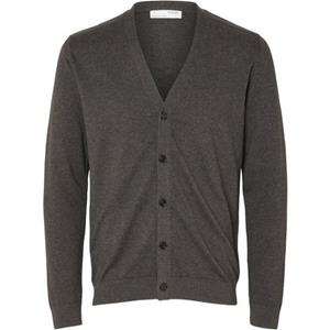 SELECTED HOMME Strickjacke SLHBERG LS KNIT V-NECK CARDIGAN NOOS