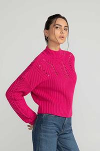 LOVJOI Damen vegan Pullover Aleika Vivid Pink
