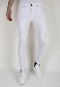 Mario Morato Te ripped jeans voor slim fit dp105