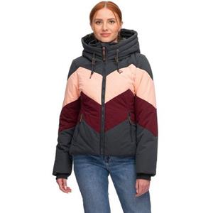 Ragwear Steppjacke "NOVVA BLOCK", mit Kapuze, im Colorblock Design