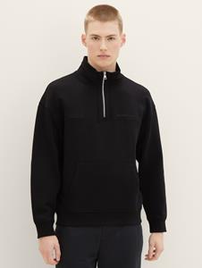 TOM TAILOR Denim Kapuzensweatshirt, mit großem Logodruck