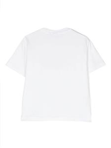 aspesikids Aspesi Kids T-shirt met logoprint - Wit