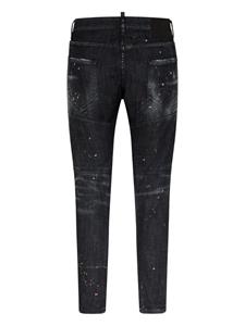 Dsquared2 Jeans met verfspetters - Zwart