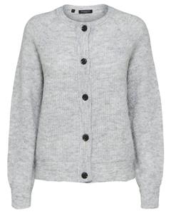 Selected Femme Gebreid jack met ronde hals, model 'LULU'
