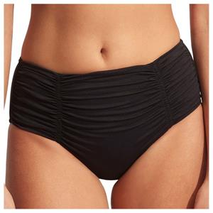 Seafolly   Collective Gathered Front Retro Pant - Bikinibroekje, zwart