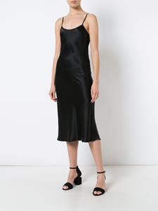 VOZ Liquid midi dress - Zwart