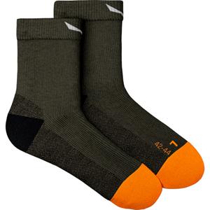 Salewa - MTN TRN All Mountain QRT Sock - Wandelsokken, zwart/olijfgroen