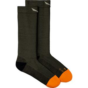 Salewa - MTN TRN All Mountain Crew Sock - Wandelsokken, zwart/olijfgroen