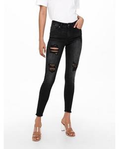 Only Ankle jeans ONLBLUSH MID SK RW AK DT DNM TAI099 NOOS met destroyed-effect