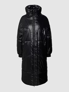 Drykorn Gewatteerde lange jas met opstaande kraag, model 'Euston'