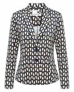 &Co Woman &co women blazer dakota triangle denim
