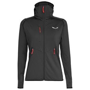 Salewa  Women's Agner Hybrid Polarlite Fullzip Hoody - Fleecevest, grijs/zwart