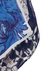 LIU JO floral-print foulard - Blauw