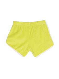 bobochoses Bobo Choses Badstof shorts met geborduurd logo - Groen