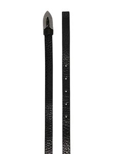 brunellocucinelli Brunello Cucinelli Smalle riem - Zwart