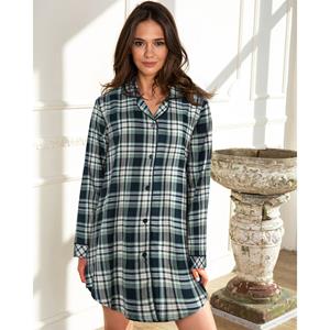 Lady Avenue Cotton Flannel nachthemd, multicolour