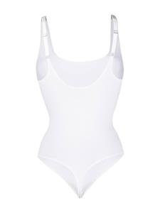 Wolford Geribbelde body - Wit