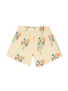 bobochoses Bobo Choses Shorts met geborduurde bloemen - Geel