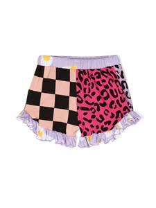 wauwcapowbybangbang WAUW CAPOW by BANGBANG Shorts met ruche - Paars