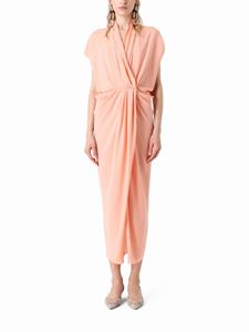 giorgioarmani Giorgio Armani Gedrapeerde midi-jurk - Roze