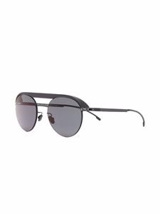 Mykita Zonnebril met piloten montuur - Zwart