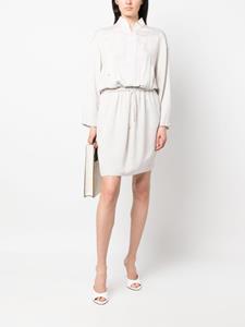 emporioarmani Emporio Armani Gedrapeerde blousejurk - Beige