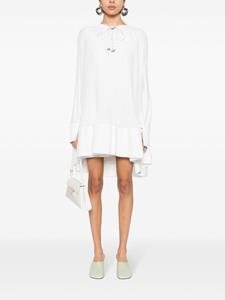 Lanvin Geplooide mini-jurk - Wit