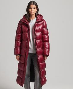 Superdry Vrouwen Lange Xpd Sports Pufferjas Paars