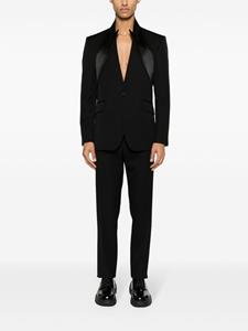 alexandermcqueen Alexander McQueen Mid waist wollen pantalon - Zwart