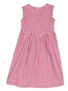 ilgufo Il Gufo Jurk met gingham ruit - Rood