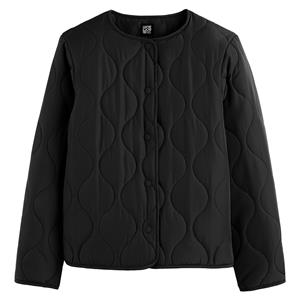 LA REDOUTE COLLECTIONS Lichte, rechte donsjas met drukknopen