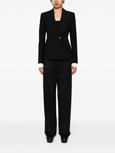 peterdo Peter Do Geplooide pantalon - Zwart