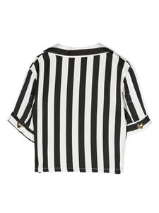 moschinokids Moschino Kids Cropped blouse - Zwart