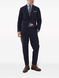 brunellocucinelli Brunello Cucinelli Broek met toelopende pijpen - Blauw