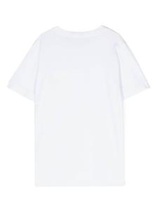 stoneislandjunior Stone Island Junior T-shirt met Compass-logopatch - Wit
