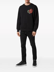 philippplein Philipp Plein Sweater met logo - Zwart