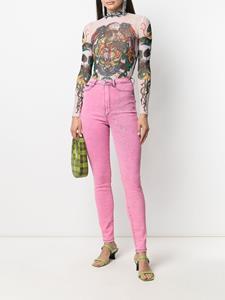 philippplein Philipp Plein High waist jegging - Roze