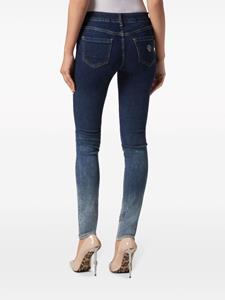 philippplein Philipp Plein Skinny jeans met logo-applicatie - Blauw