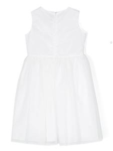 ilgufo Il Gufo Jurk met bloemenpatch - Wit