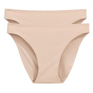 LA REDOUTE COLLECTIONS Set van 2 slips in microvezel-Onzichtbaar
