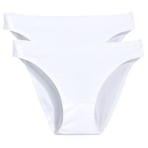 LA REDOUTE COLLECTIONS Set van 2 slips in microvezel-Onzichtbaar