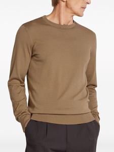 Zegna Fijngebreide trui - Bruin