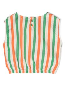 bobochoses Bobo Choses Gestreept mouwloos T-shirt - Groen
