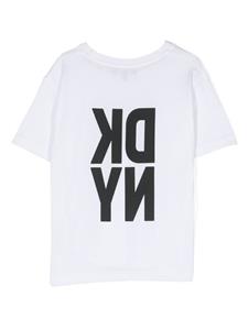 dknykids Dkny Kids Katoenen T-shirt met logoprint - Wit