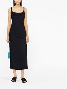 emporioarmani Emporio Armani Uitgesneden midi-jurk - Zwart